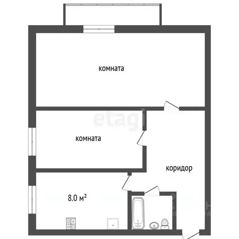 2-к кв. Московская область, Серпухов Новая ул., 5 (41.7 м) - Фото 1
