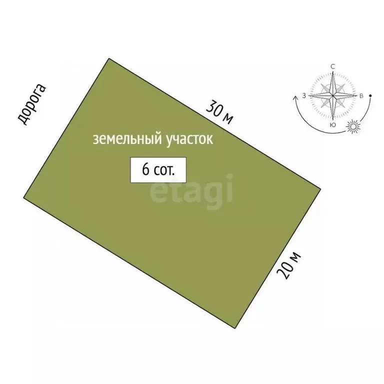 Участок в Крым, Симферопольский район, с. Мирное  (6.0 сот.) - Фото 1
