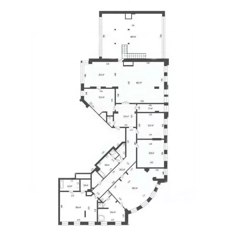 6-к кв. Москва ул. Расплетина, 14 (464.0 м) - Фото 2