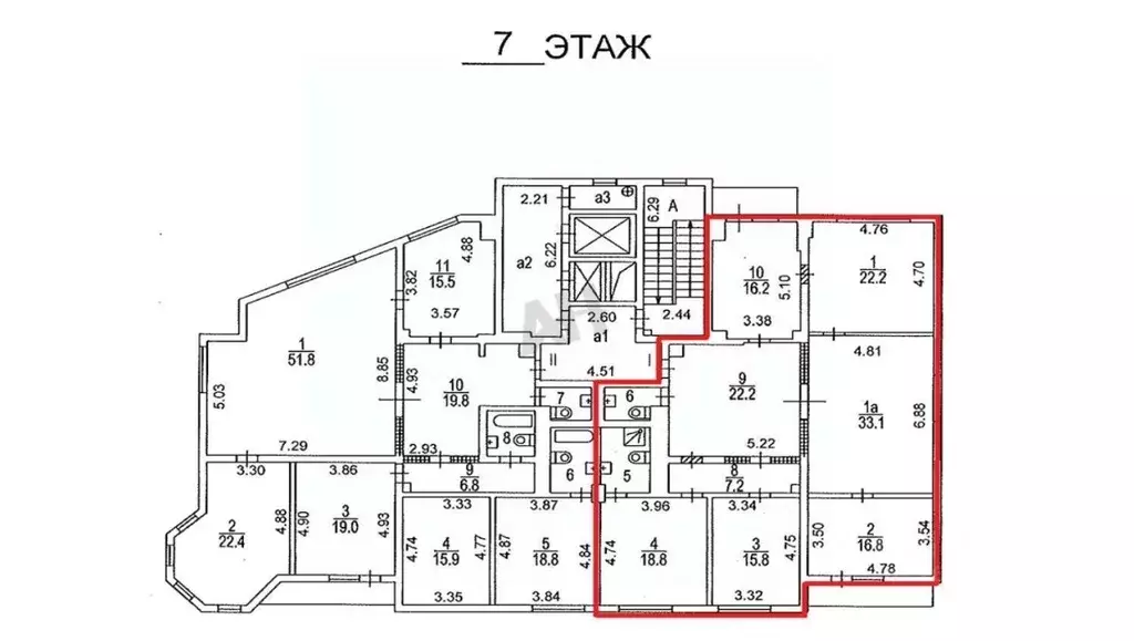Помещение свободного назначения в Москва Тверская ул., 16С3 (184 м) - Фото 2