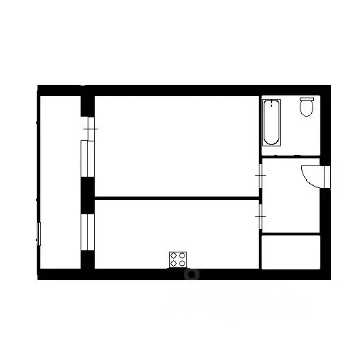 1-к кв. Башкортостан, Уфа ул. Софьи Перовской, 54 (48.0 м) - Фото 1