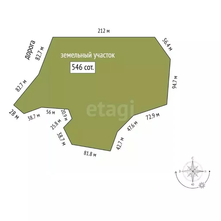 Участок в Вологодская область, Кирилловский муниципальный округ, д. ... - Фото 2