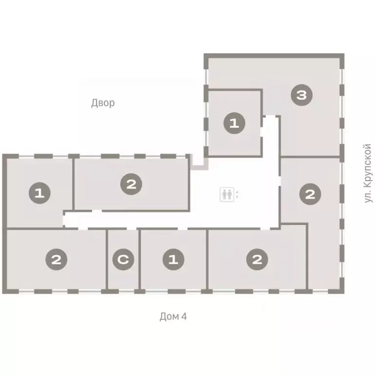 2-к кв. Омская область, Омск  (65.87 м) - Фото 1
