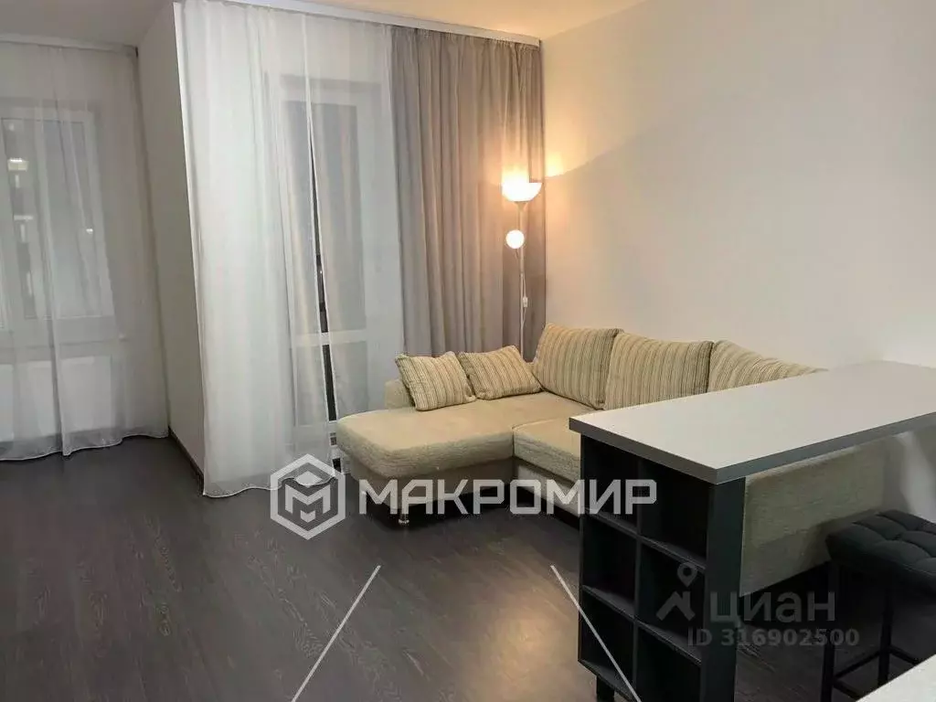 Студия Санкт-Петербург просп. Буденного, 19к1 (27.6 м) - Фото 1