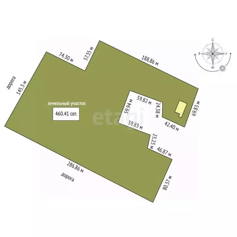 Склад в Тамбовская область, Рассказовский муниципальный округ, с. ... - Фото 1