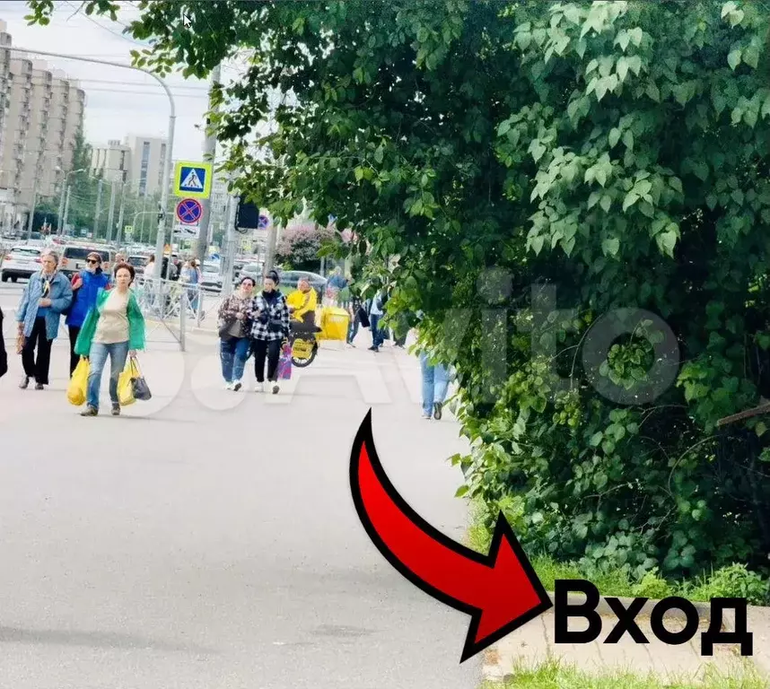 Фасадное 2 входа, 49.2 м (21,4+27,8) - Фото 1