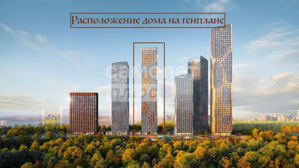 2-к кв. Москва Левел Мичуринский жилой комплекс (40.5 м) - Фото 1