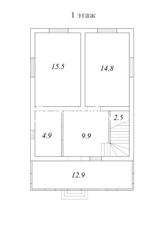 Дом в Ленинградская область, Приозерский район, пос. Сосново ул. ... - Фото 2