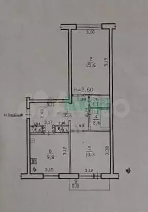 2-к. квартира, 51,2 м, 5/5 эт. - Фото 0