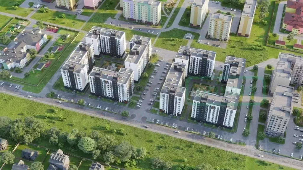 1-к кв. Калининградская область, Калининград ул. Поленова, 4 (36.88 м) - Фото 0