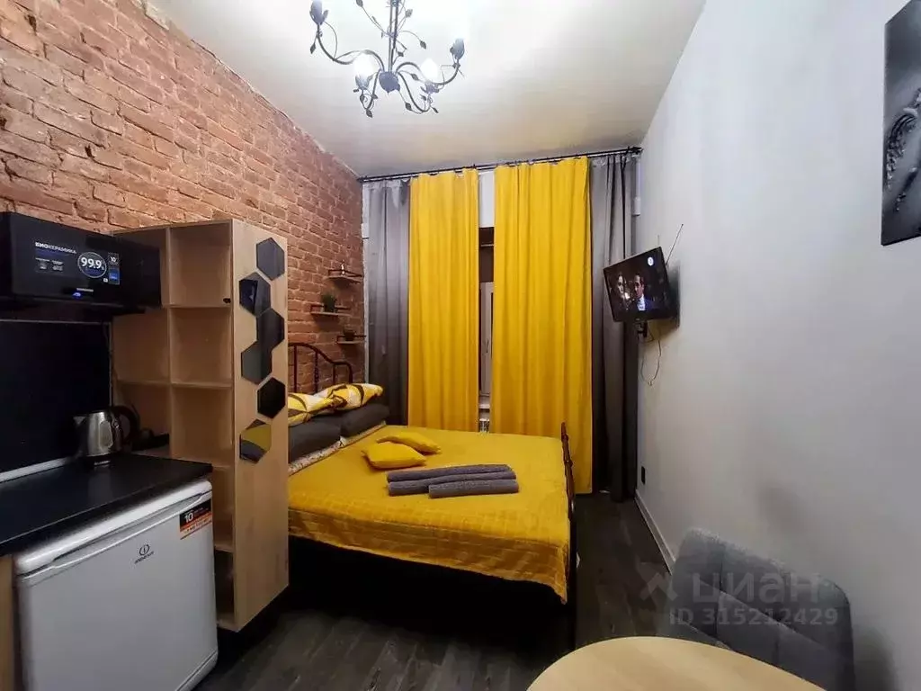 Студия Санкт-Петербург ул. Калинина, 10 (25.0 м) - Фото 1