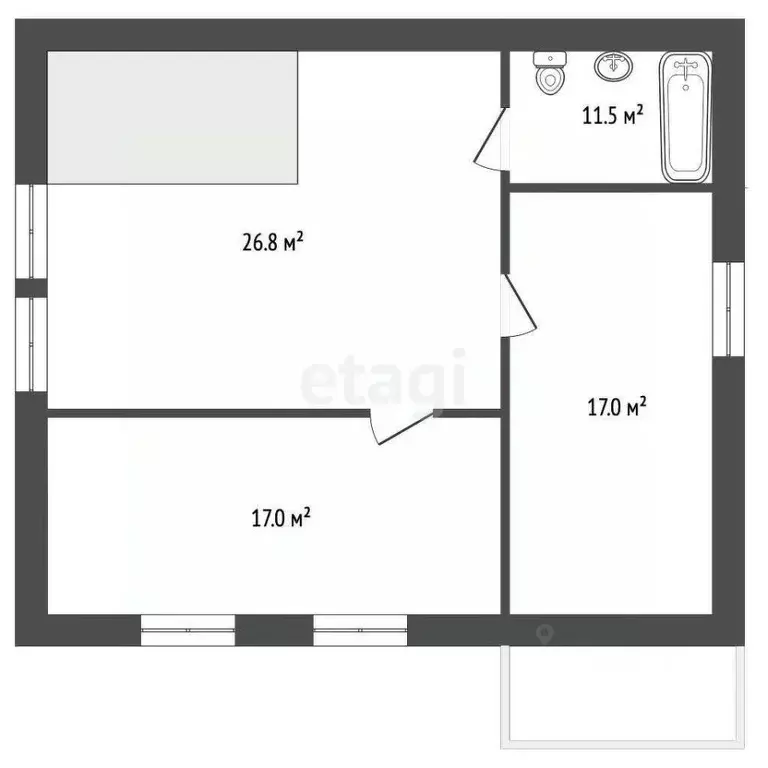 Дом в Ростовская область, Таганрог Салют садовое товарищество,  (145 ... - Фото 2