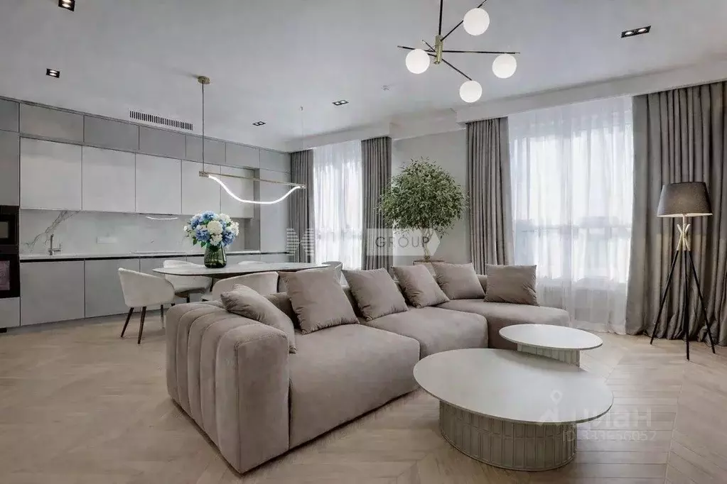 Квартира, 3 комнаты, 89 м - Фото 1