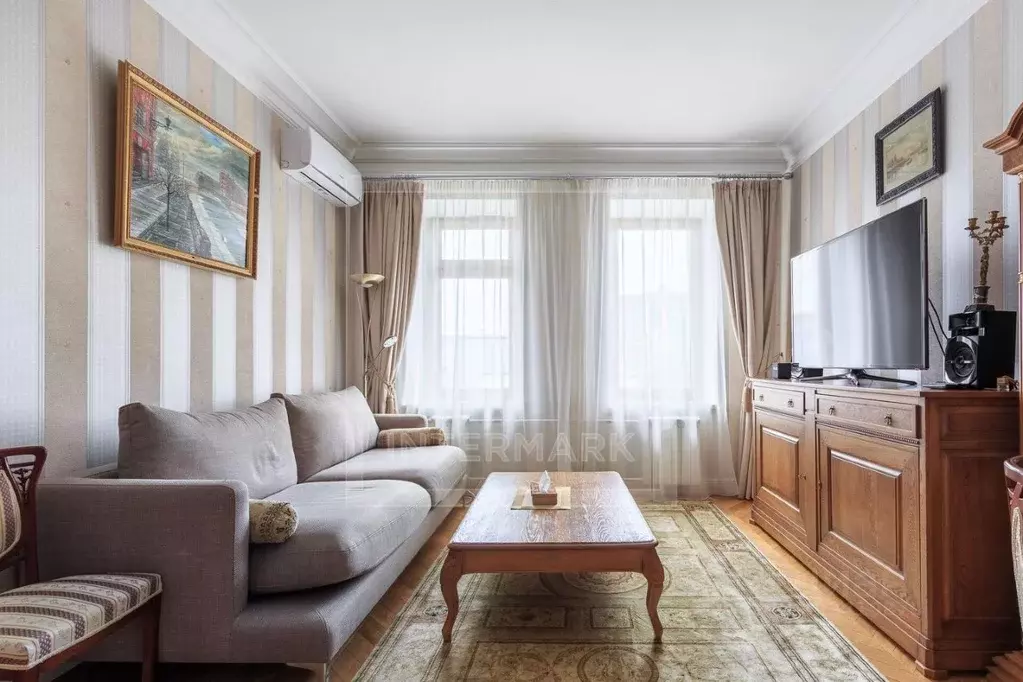 4-к кв. Москва ул. Пречистенка, 34/18 (100.3 м) - Фото 1