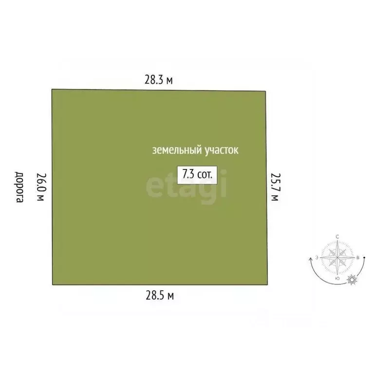 Участок в Тюменская область, Тюмень  (7.32 сот.) - Фото 2