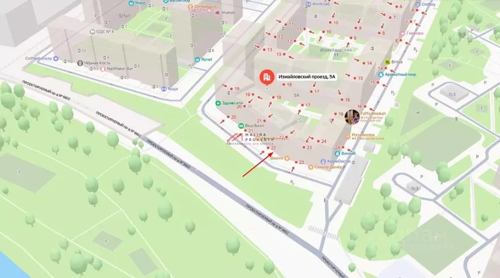 Торговая площадь в Москва Измайловский проезд, 5А (80 м) - Фото 2