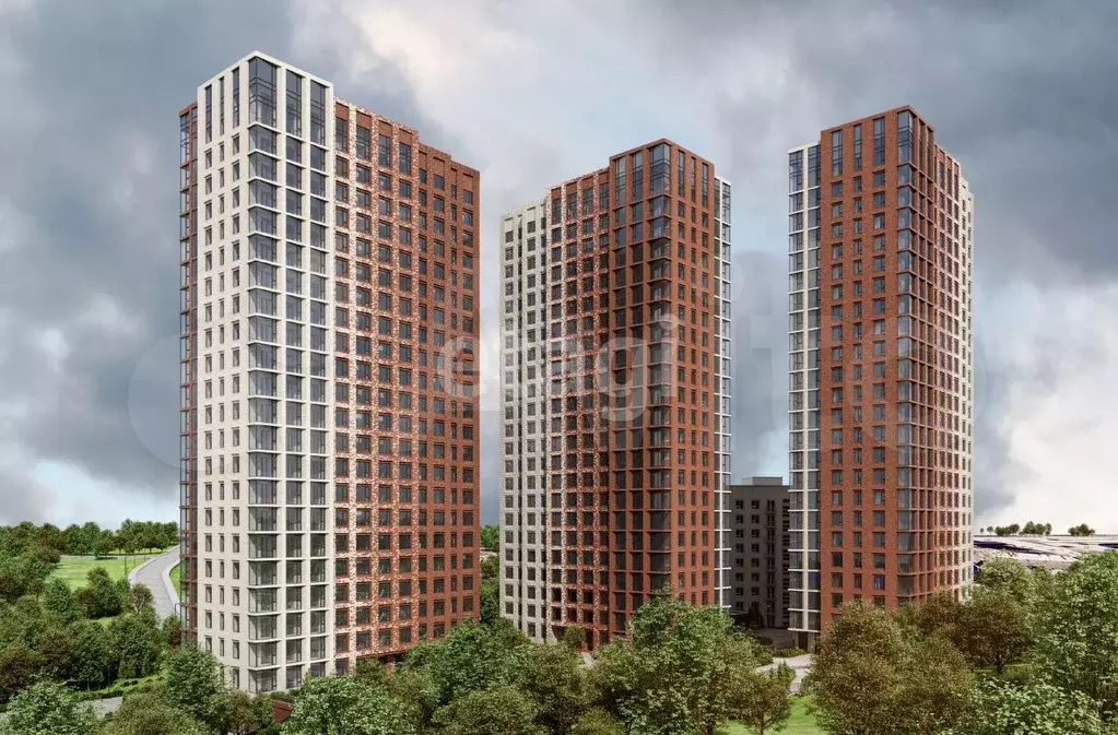 1-к. квартира, 37,2 м, 2/22 эт. - Фото 1