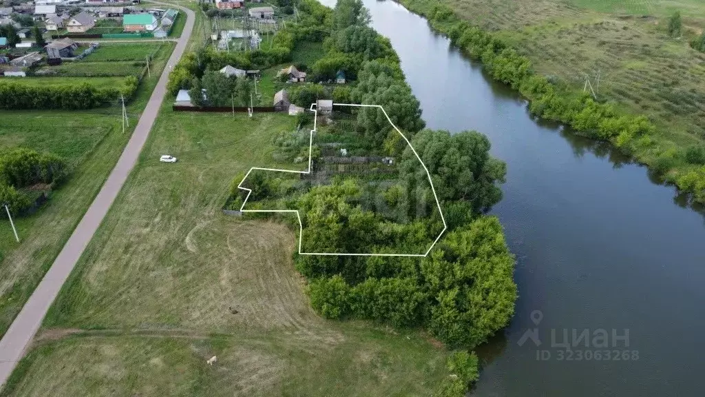 Участок в Башкортостан, Стерлитамакский район, с. Октябрьское ул. ... - Фото 1