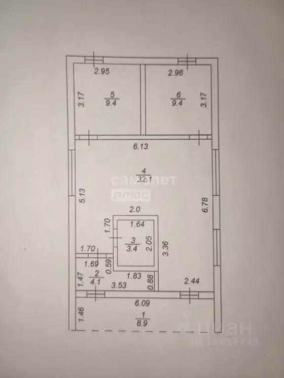 Дом в Омская область, Омск Здоровье СНТ, 95 (70 м) - Фото 2