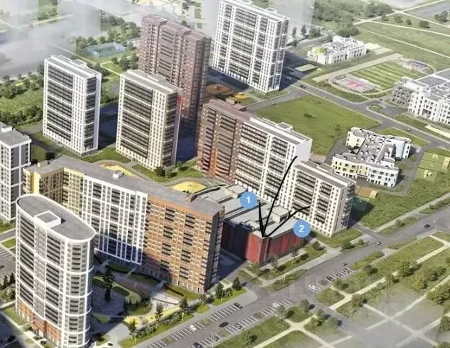 Гараж в Ленинградская область, Всеволожский район, пос. Бугры ул. ... - Фото 1