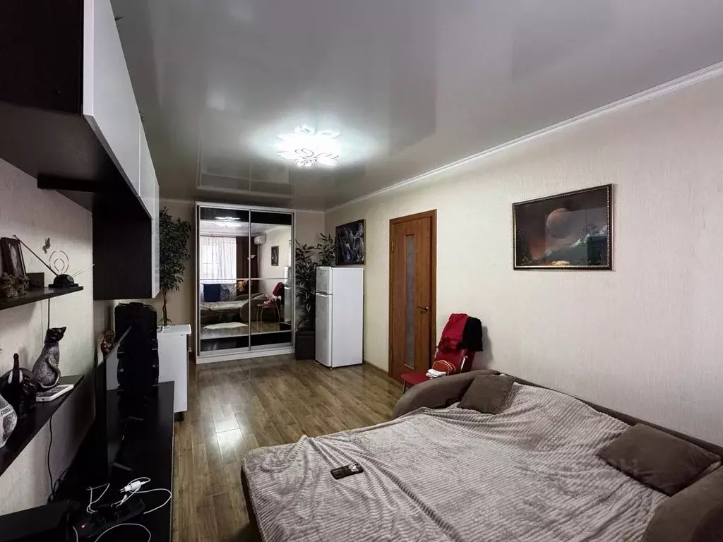 1-к кв. Краснодарский край, Краснодар Музыкальный мкр, ул. Имени ... - Фото 1