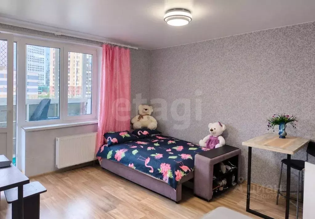 Студия Санкт-Петербург пос. Парголово, Заречная ул., 13к3 (26.9 м) - Фото 1