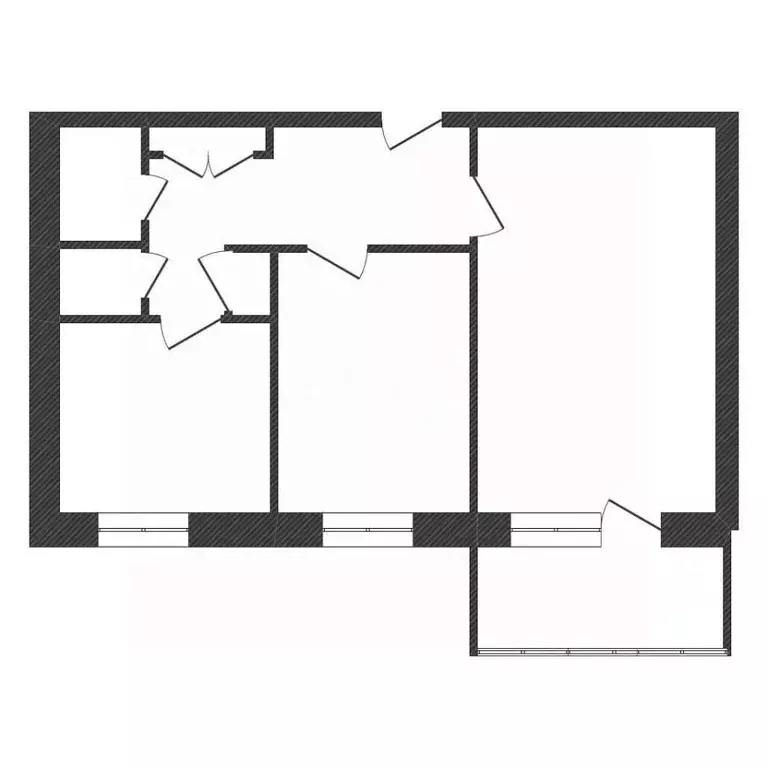 2-к кв. Костромская область, Кострома Давыдовский-2 мкр, 71 (49.9 м) - Фото 1