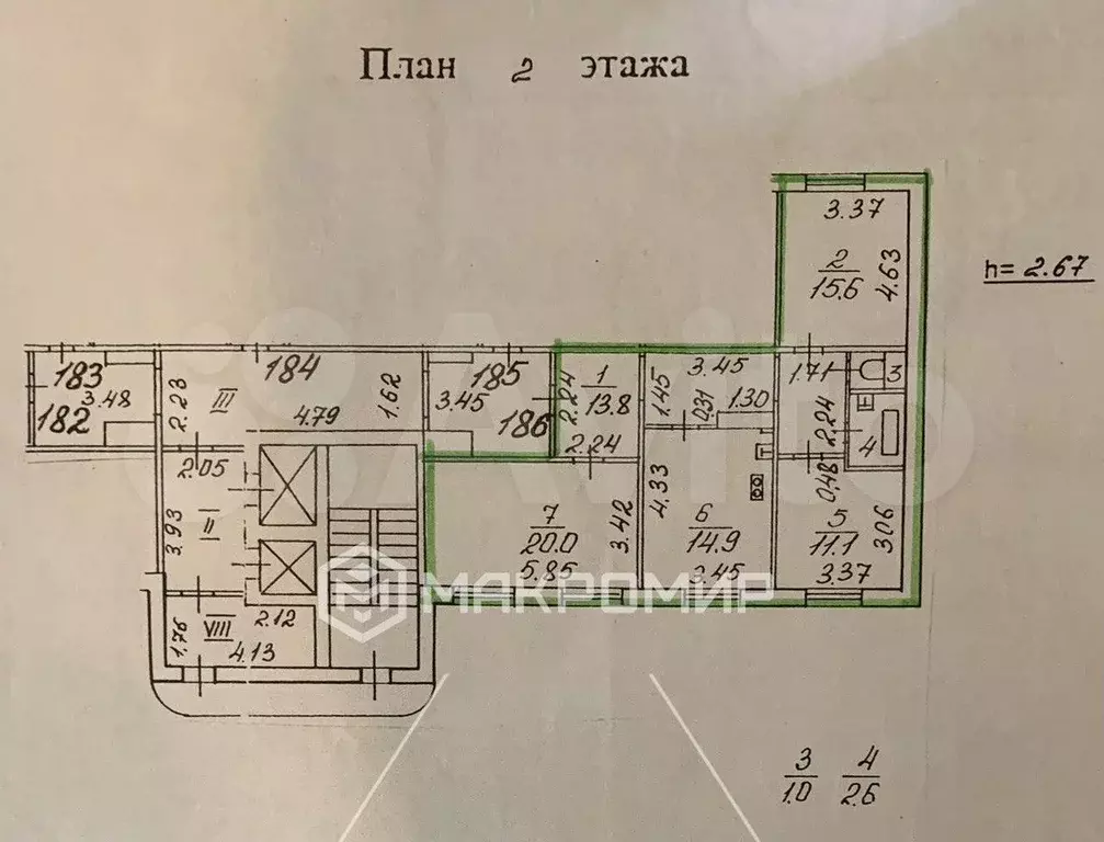 3-к. квартира, 79 м, 2/12 эт. - Фото 0