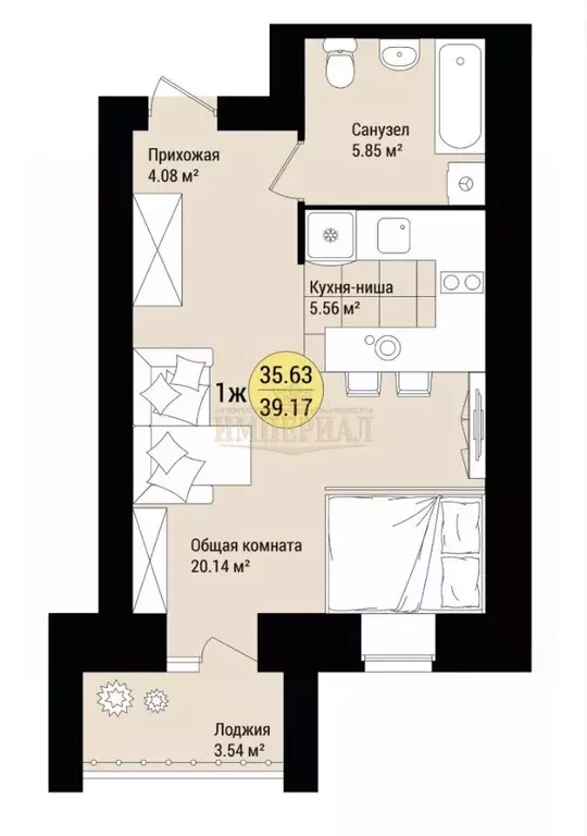 Студия Марий Эл, Медведево городское поселение, Медведево пгт ул. ... - Фото 2