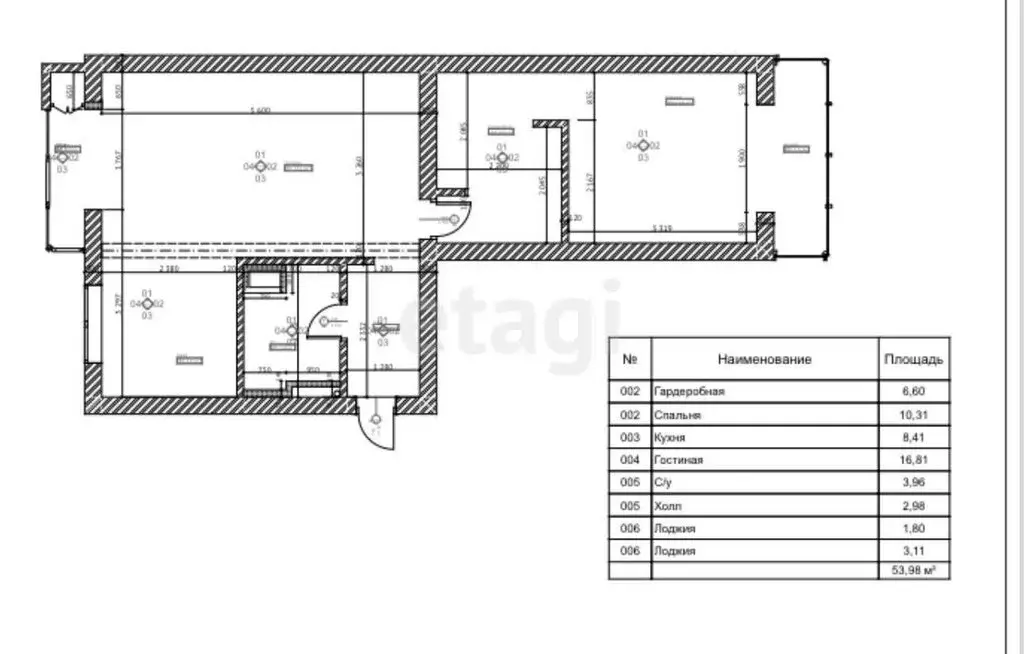 2-комнатная квартира: Махачкала, проспект Гамидова, 77 (60 м) - Фото 1