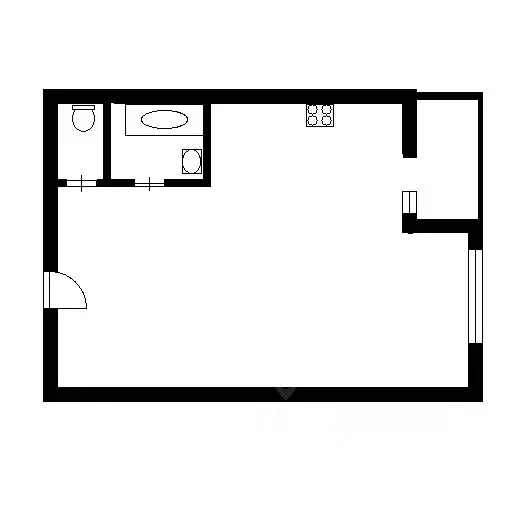 1-к кв. Воронежская область, Воронеж ул. Ворошилова, 1/4 (52.0 м) - Фото 2
