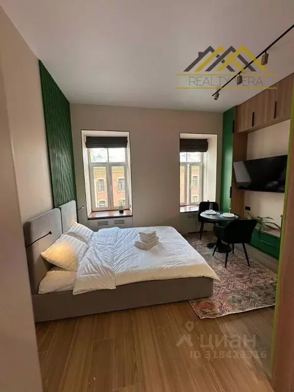 Студия Санкт-Петербург Тележная ул., 29 (24.0 м) - Фото 1