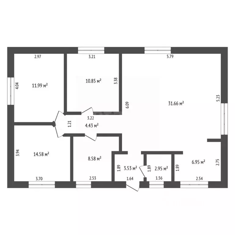 Дом в Тюменская область, Тюмень СОСН Тура тер., ул. Вишневая (85 м) - Фото 1