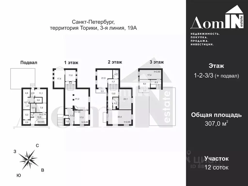 Дом в Санкт-Петербург Торики тер., 3-я линия, 19А (308 м) - Фото 2