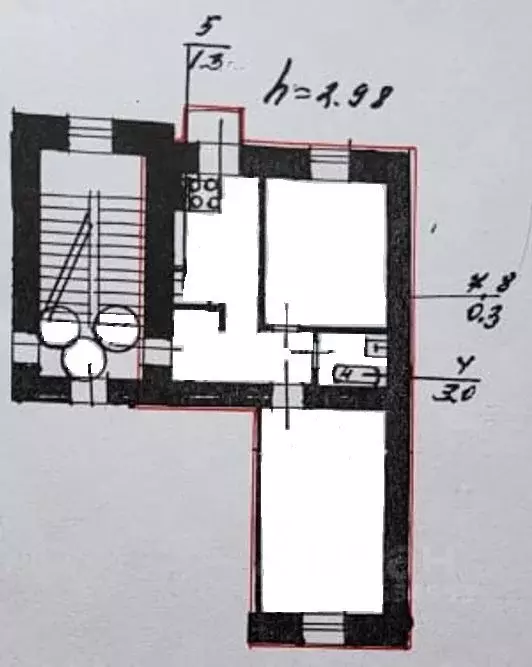2-к кв. Санкт-Петербург Фурштатская ул., 46 (57.2 м) - Фото 2