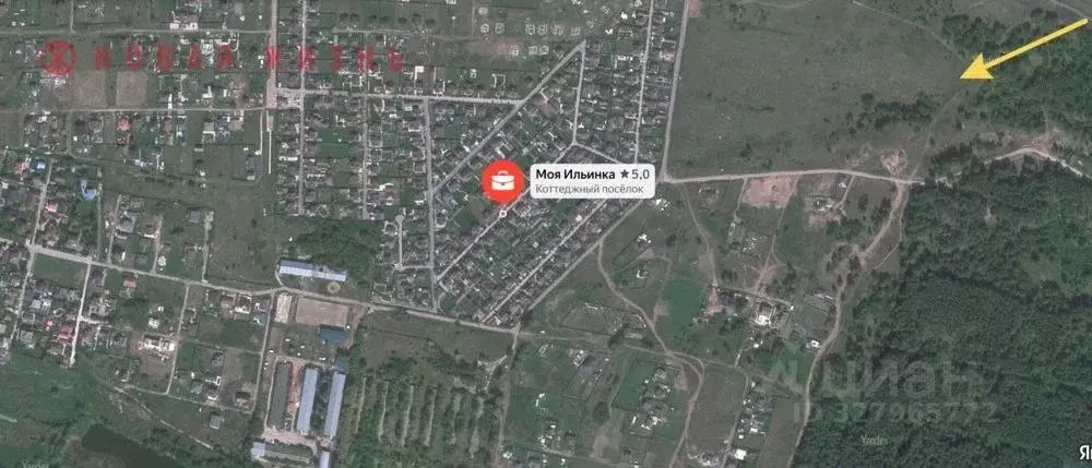 Участок в Самарская область, Волжский район, Курумоч с/пос, пос. ... - Фото 2