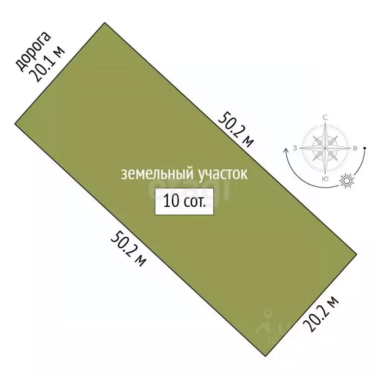 Участок в Крым, Ленинский район, Мысовское с/пос, с. Семеновка ул. ... - Фото 2