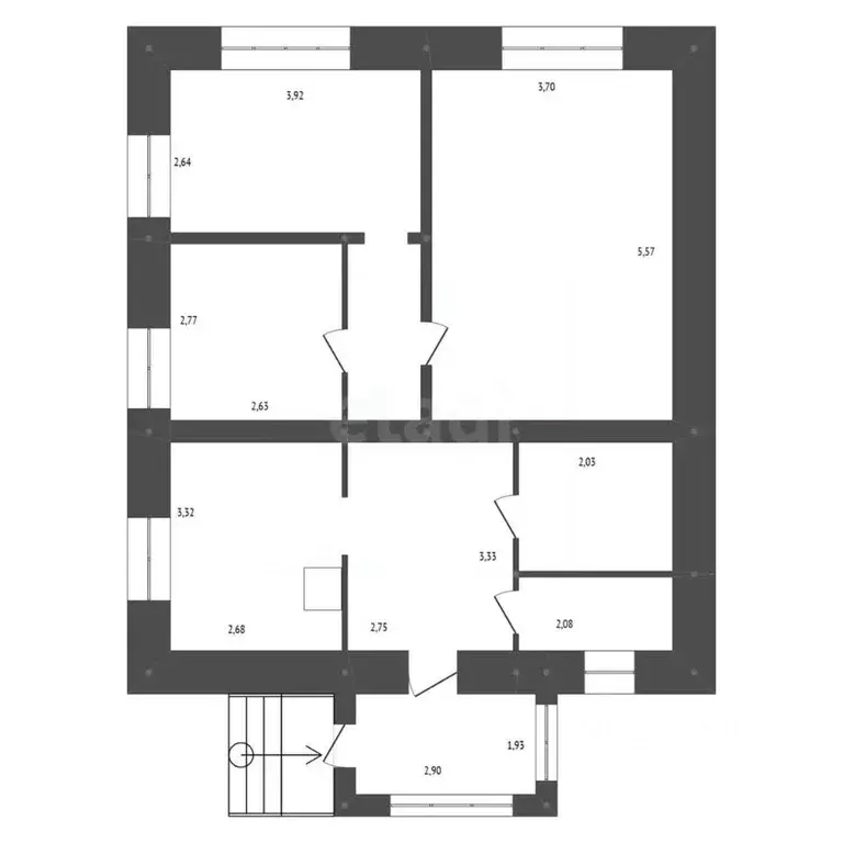 Дом в Амурская область, Белогорск ул. Загородная, 3 (66 м) - Фото 1