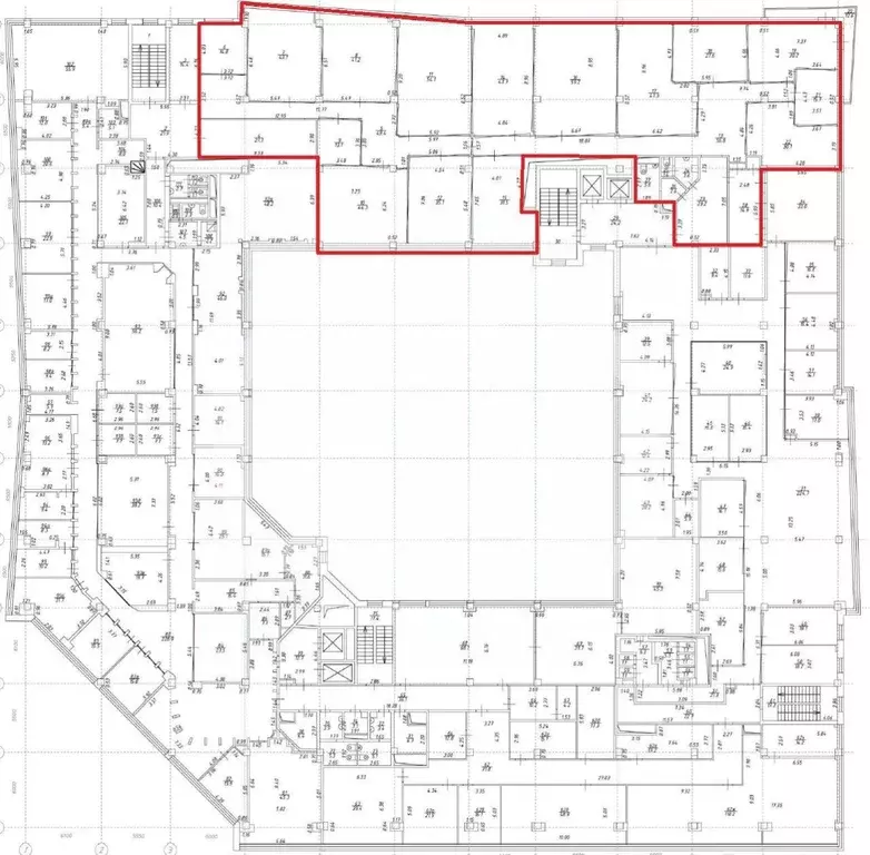 Помещение свободного назначения в Москва Кировоградская ул., 23А (800 ... - Фото 2