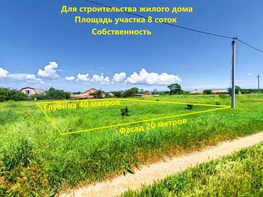 Участок в Краснодарский край, Темрюкский район, пос. Сенной ... - Фото 1