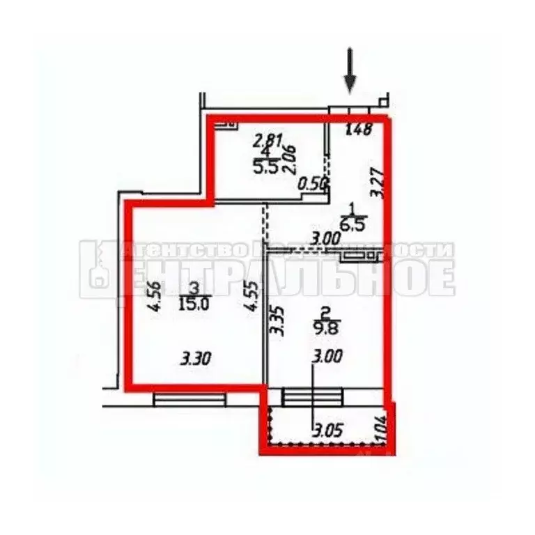 1-к кв. Смоленская область, Смоленск ул. Александра Степанова, 12 ... - Фото 2