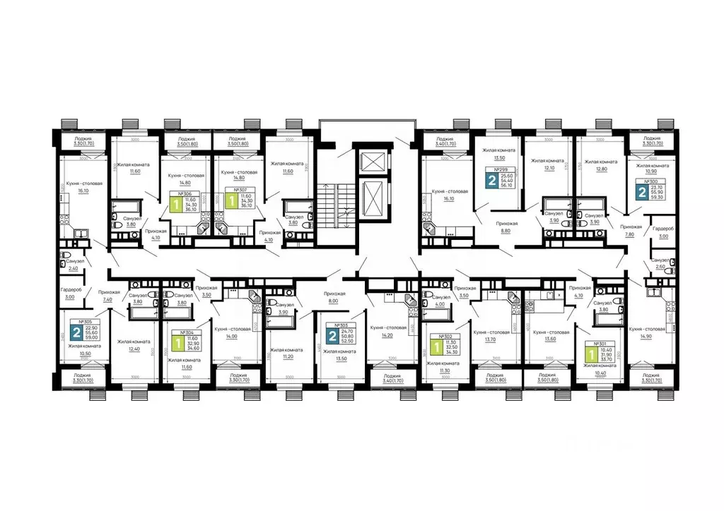 1-к кв. Адыгея, Тахтамукайский район, Яблоновский пгт  (33.7 м) - Фото 2