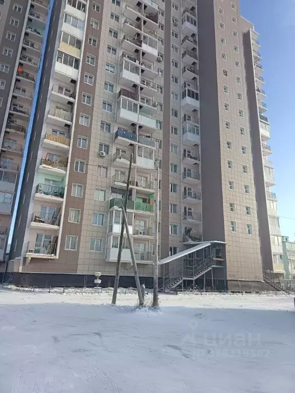 1-к кв. Саха (Якутия), Якутск Загородный кв-л, ул. Бабушкина, 12/3 ... - Фото 0