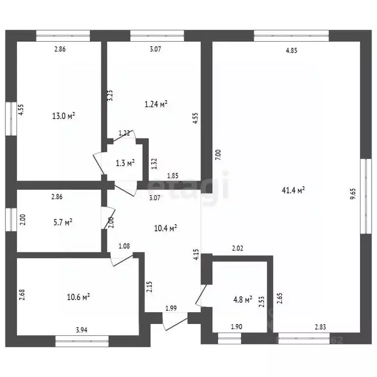Дом в Челябинская область, Красноармейский муниципальный округ, д. ... - Фото 1