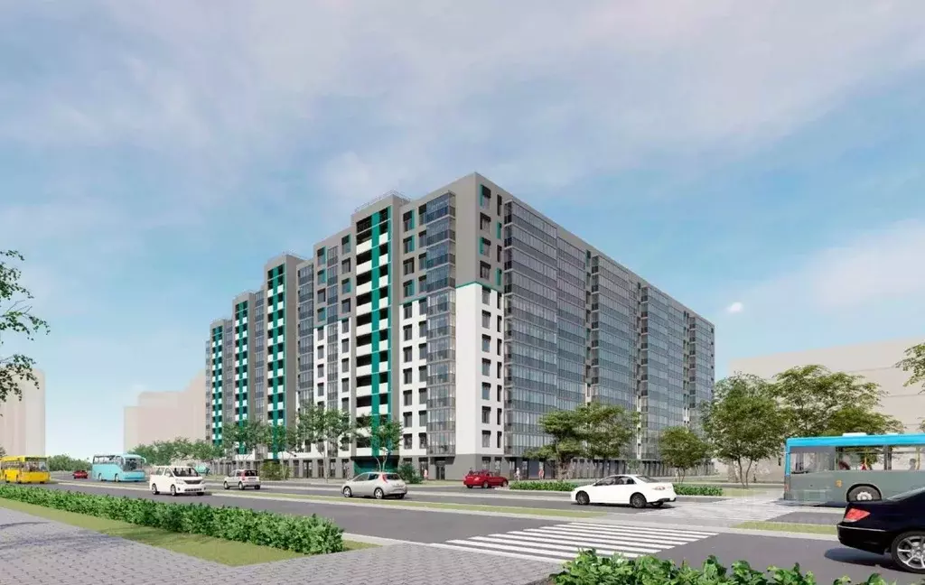 3-к кв. Санкт-Петербург Аэросити Лайф жилой комплекс (62.92 м) - Фото 2