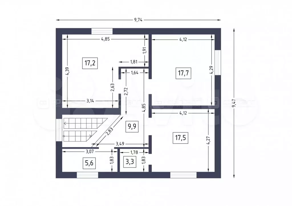 Дом 148,5 м на участке 7,2 сот. - Фото 1