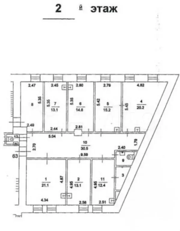 Аренда помещения свободного назначения 540 м2 - Фото 1