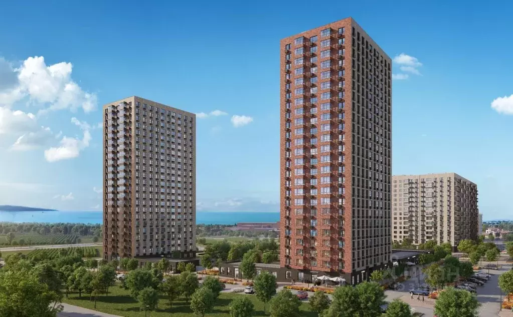 Студия Краснодарский край, Новороссийск Барса жилой комплекс (19.6 м) - Фото 1