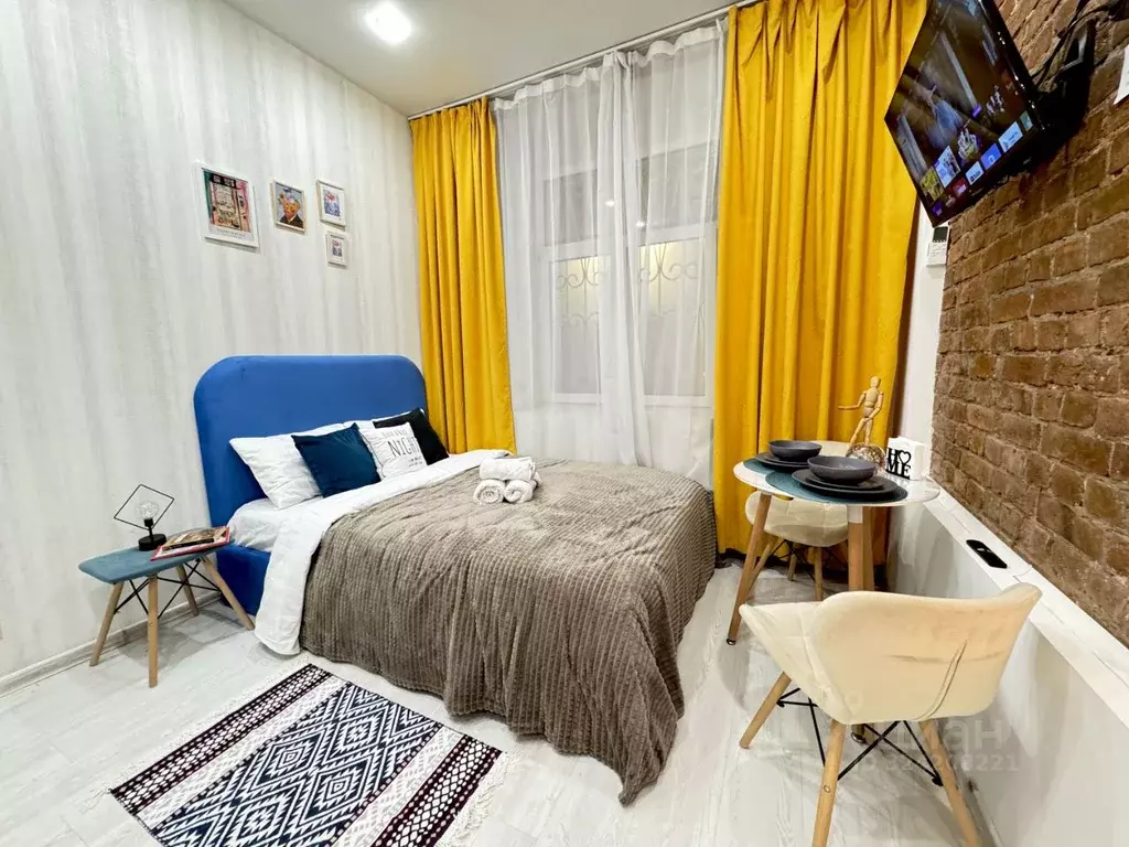 Студия Москва ул. Бахрушина, 2С1 (17.0 м) - Фото 1