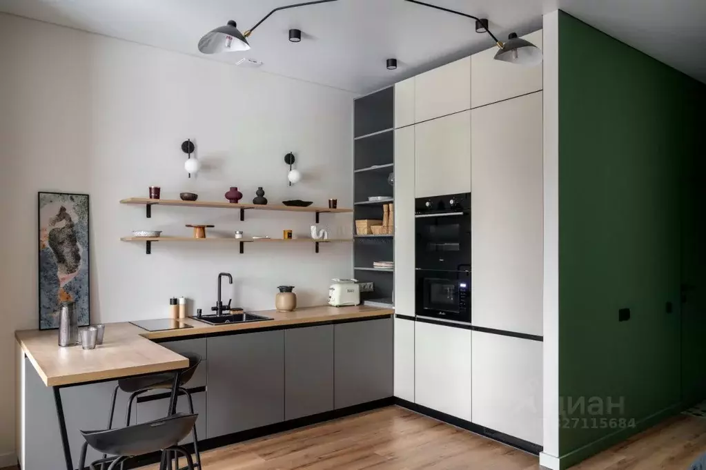 Студия Москва пер. 2-й Петра Алексеева, 5 (29.1 м) - Фото 1